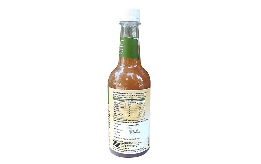 Zevic Apple Cider Vinegar With Stevia   Bottle  500 millilitre